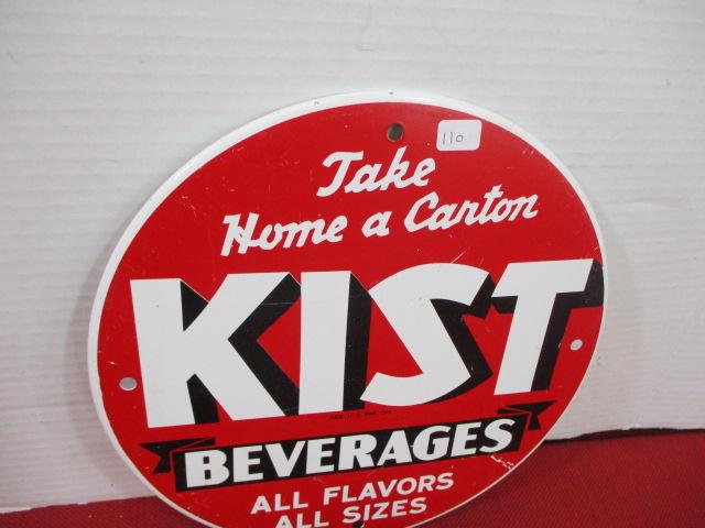 Kist Beverages Painted Metal Sign