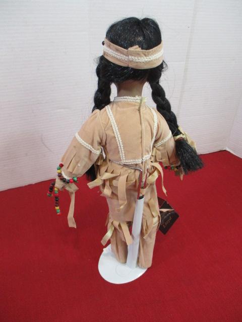 House of Lloyd Native American Doll w/ Stand