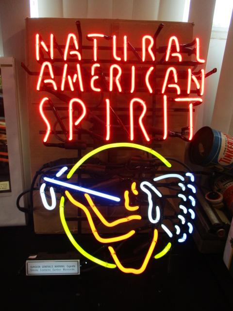 *SPECIAL ITEM-American Spirit Cigarettes NOS Neon Advertising Sign