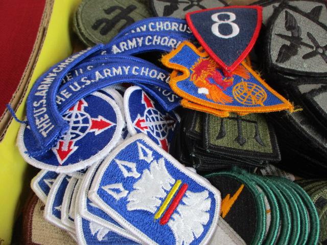 Massive Lot of Mixed Military Patches