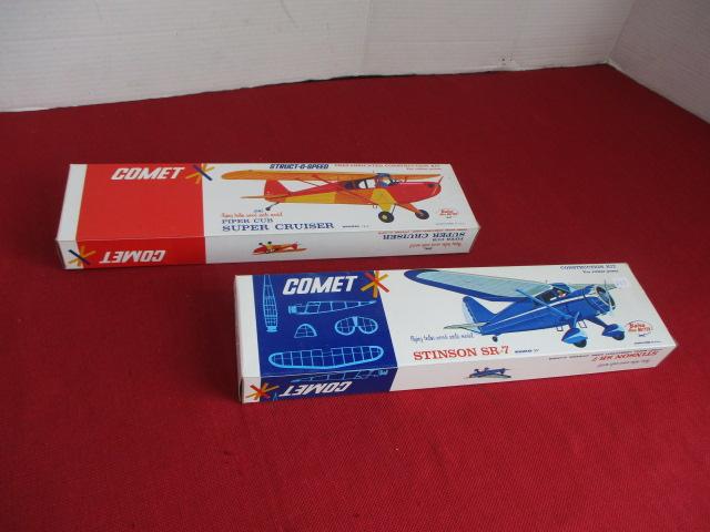 Pair of Comet Hobby Craft Balsa Airplanes