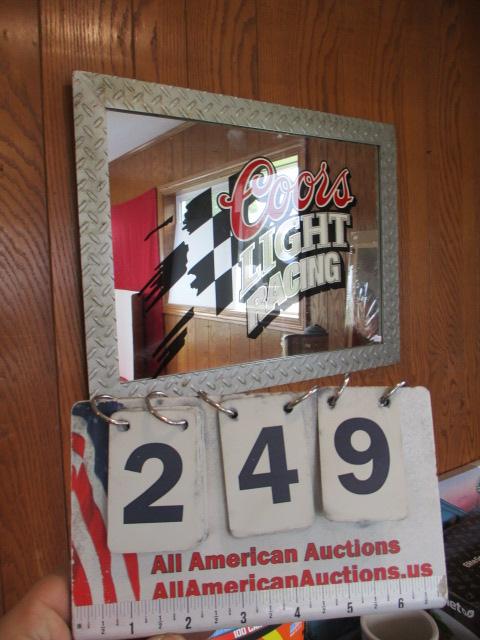 Coors Light Advertising Mirror