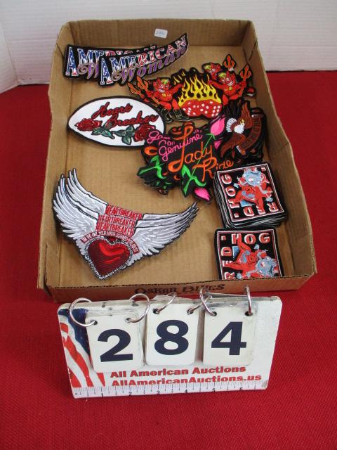 NOS Motorcycle/Biker Jacket Patches-Lot of 40 D