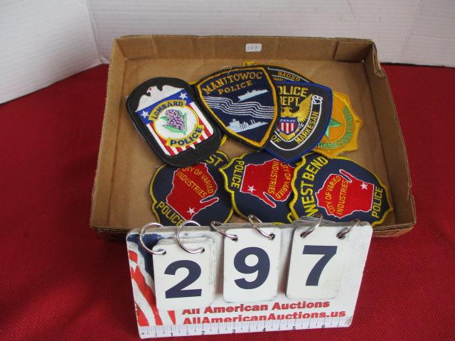 Police Dept. Jacket Patches Mixed Lot