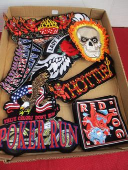 Large Mixed Motorcycle/Biker Jacket Patch Lots-B