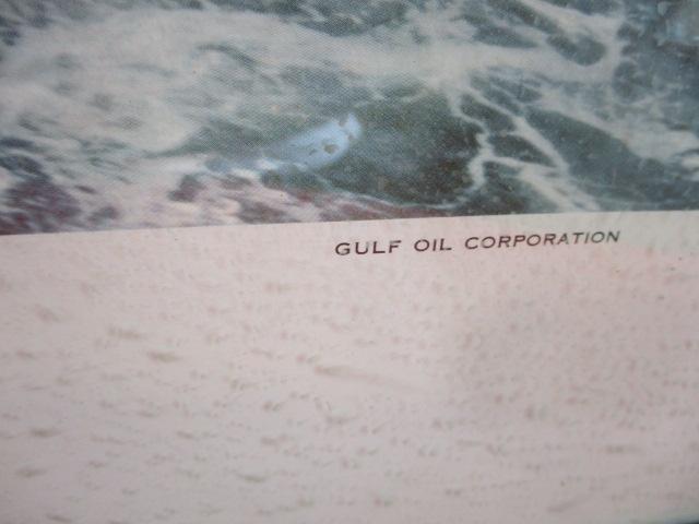 Gulf Oil Corp. SS Gulf King Framed Photo
