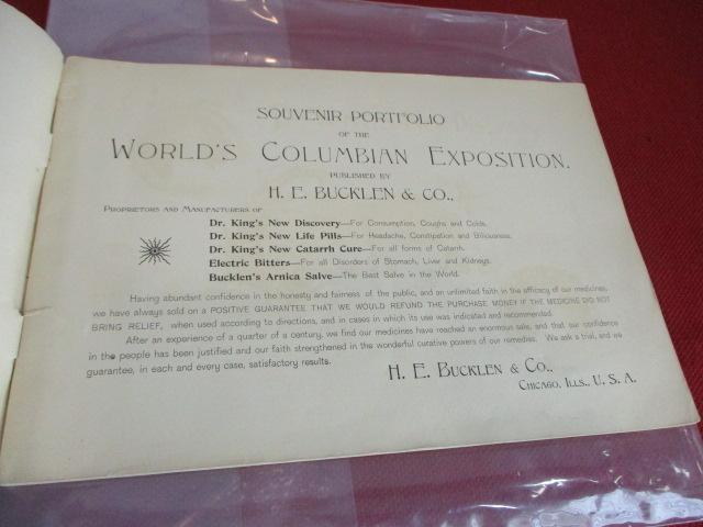 1893 World's Columbian Expedition Chicago, IL Original Souvenir Booklet