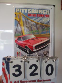 Pittsburg, PA Grand Prix NOS Camaro Posters