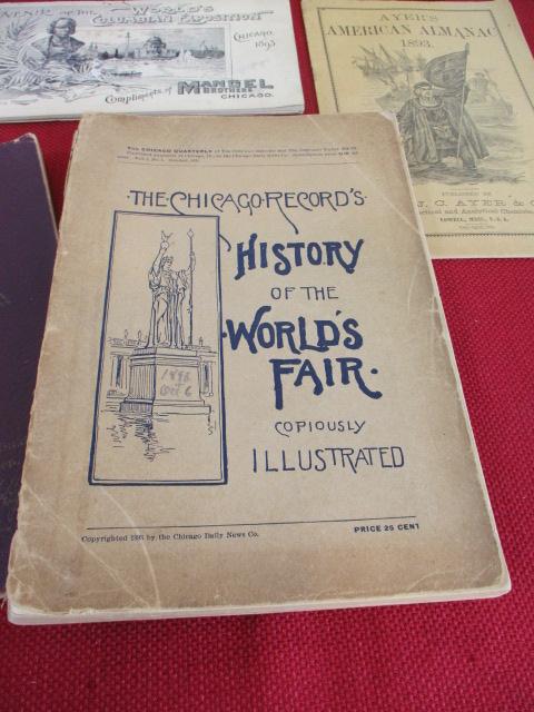 1893 Columbian Expedition Chicago, IL. Mixed Ephemera Lot-B