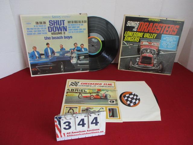 Mixed Dragster & Beach Boy Albums