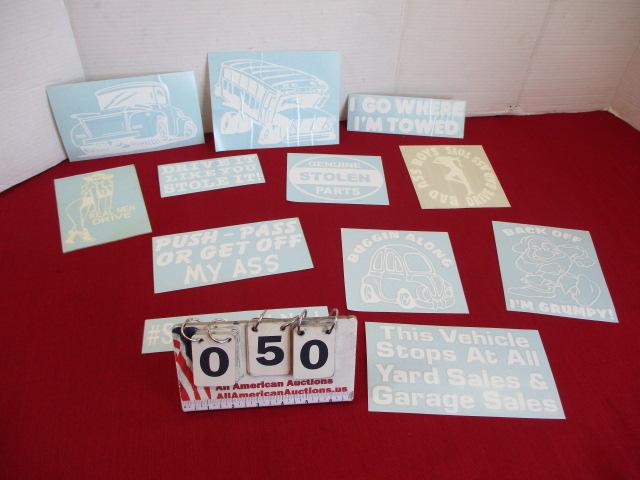 NOS Vehicle Decals-Lot of 12