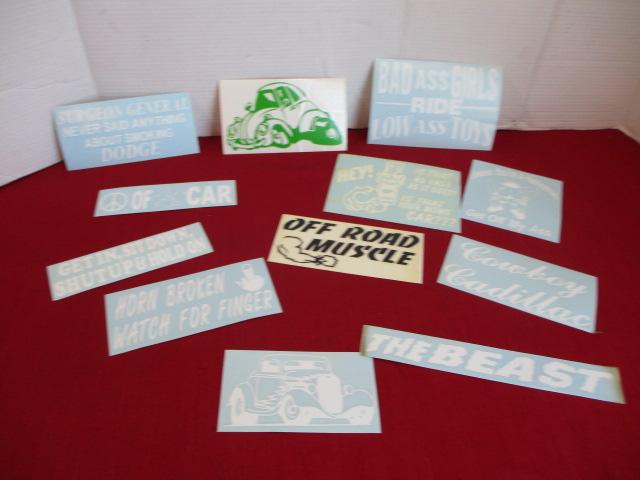 NOS Vehicle Decals-Lot of 12