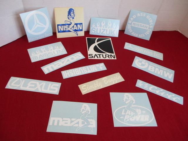 NOS Vehicle Decals-Lot of 12