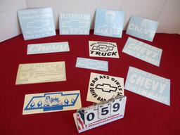 NOS Vehicle Decals-Lot of 12-Cheverolet