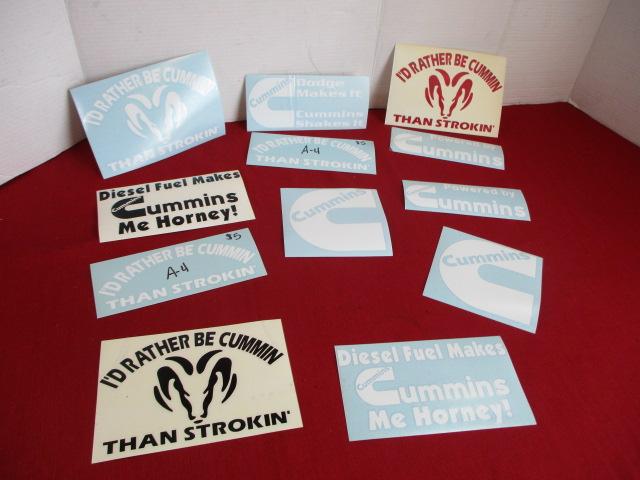 NOS Vehicle Decals-Lot of 12-Navy