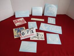 NOS Vehicle Decals-Lot of 12-Military