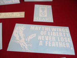 NOS Vehicle Decals-Lot of 12-Military