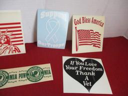 NOS Vehicle Decals-Lot of 12-Military