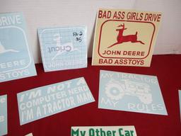 NOS Vehicle Decals-Lot of 12-John Deere