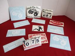 NOS Vehicle Decals-Lot of 12-Trucks