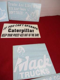 NOS Vehicle Decals-Lot of 12-Trucks