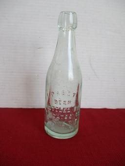 Pabst Beer Embossed S.F. Gates Co.  Bottle