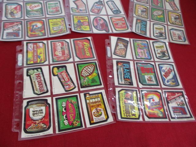 Topps Vintage Wacky Stickers-Lot of 45