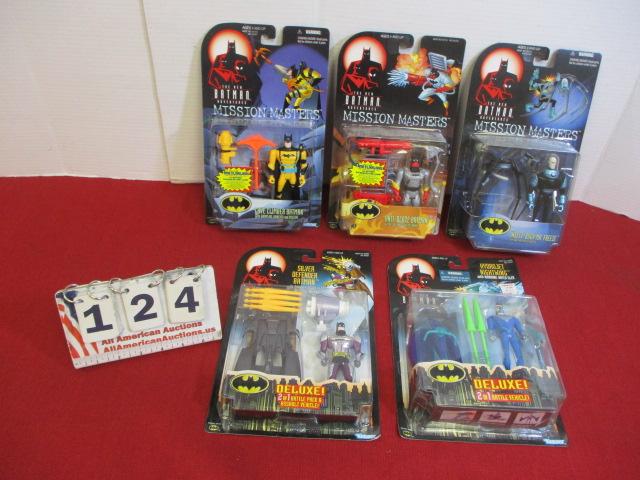 Kenner Batman Mission Masters Bubblepack Action Figures-Lot of 5