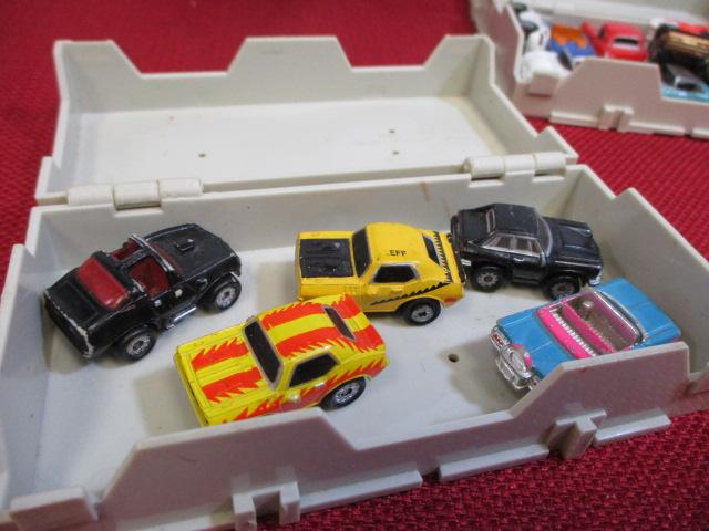 Vintage Micro Machine City w/ 14 Sports Cars