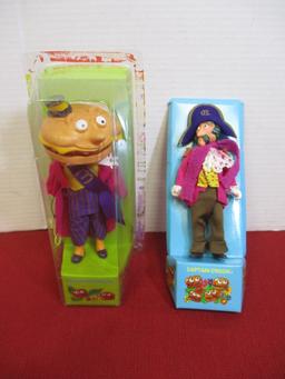 1976 McDonald's Mayor McCheese & Captain Crook Action Figures