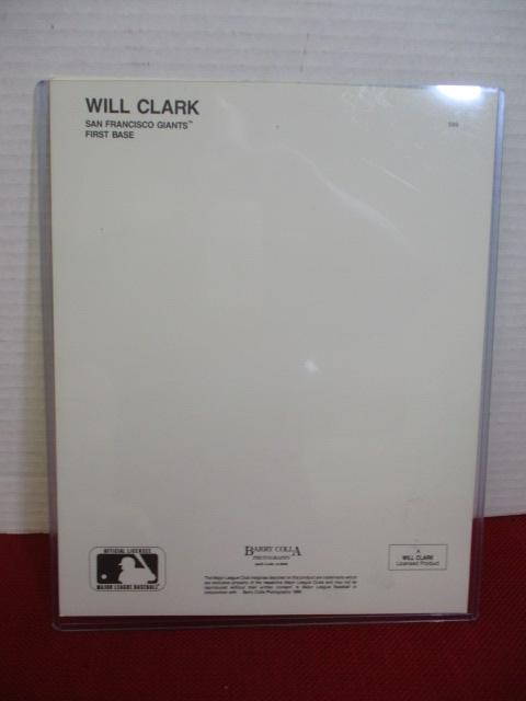 Will Clark Autographed 8"X10" Photo