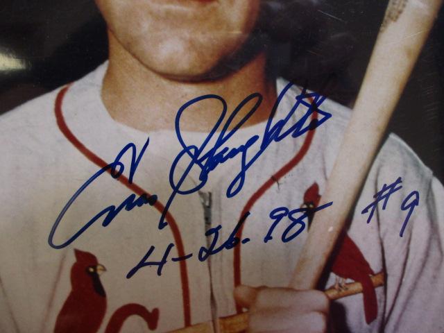 *Enos Slaughter Autographed 8"X10" Photo