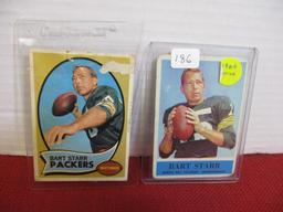 Pair of Vintage Bart Starr Trading Cards