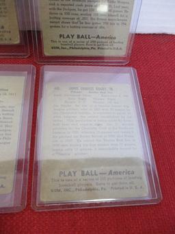 Play Ball 1939 Trading Cards-Lot of 4
