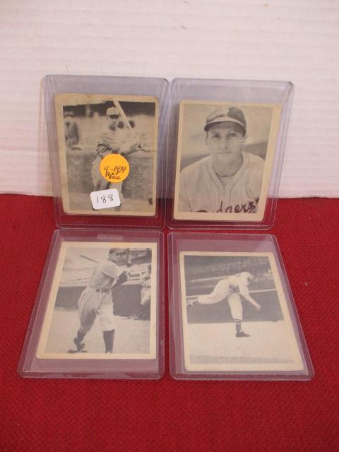 Play Ball 1939 Trading Cards-Lot of 4