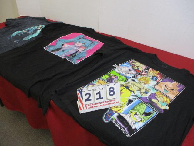 Anime-Dragonball Z & Crypton Future Media Hatsune Miku & Digital Popstar T-Shirts