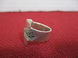 Sterling Silver Ladies' Estate Ring-Designer