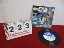 1976 Star Wars Original 33 1/3 RPM Read Along Book & Record