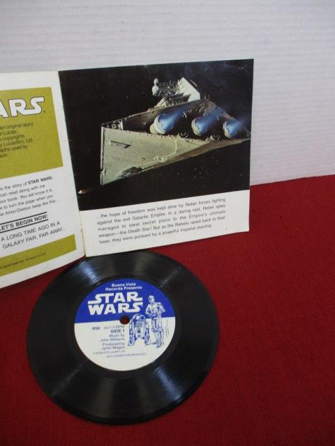 1976 Star Wars Original 33 1/3 RPM Read Along Book & Record