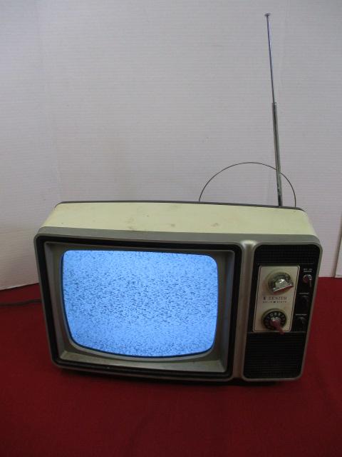 Zenith Solid State Vintage Television