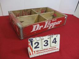 Dr. Pepper Vintage Advertising Crate