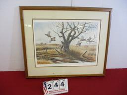 Broken Solitude, Rough Grouse" by Jerry Raedeke Framed & Numbered Supplemental Edition Print