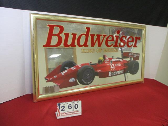 NOS Budweiser open Wheel Racing Advertising Mirror