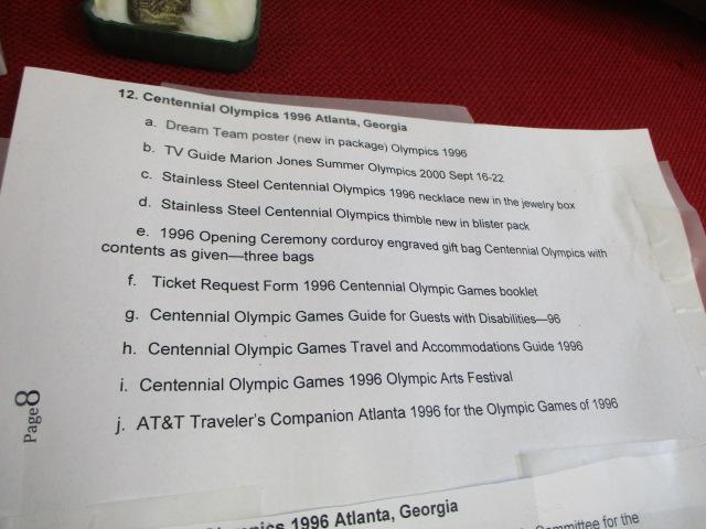 1996 Olympics Collector's Package