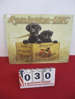 Remington UMC Tin Sign