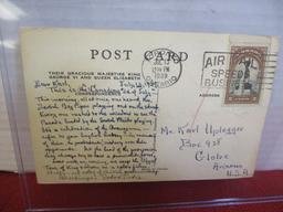 1939 George the 6th and Queen Elizabeth Postcard