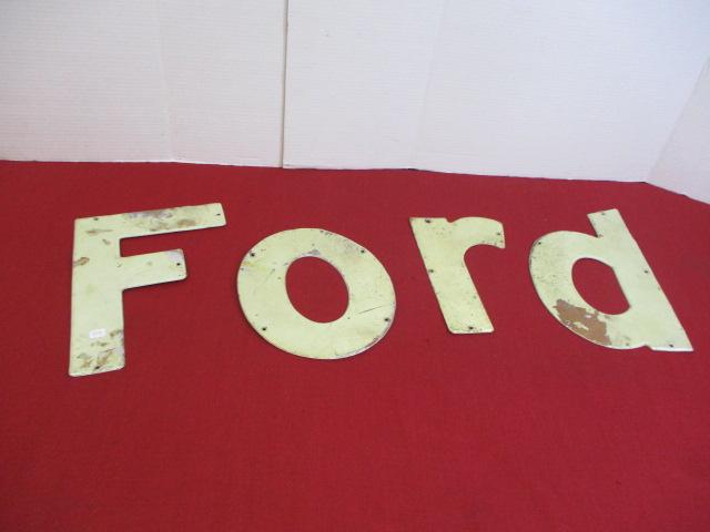 Reflective 12" Letters Spelling "FORD"