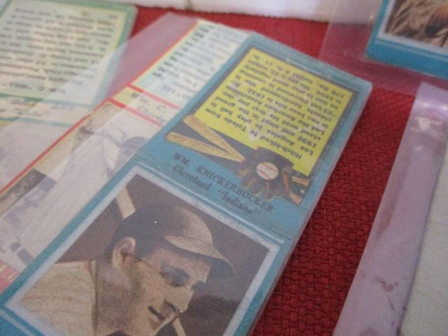 Vintage Baseball Trading Matchbooks-Lot of 8 w/ Dizzy Dean
