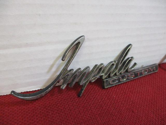 Chevy Impala Metal Automotive Badging