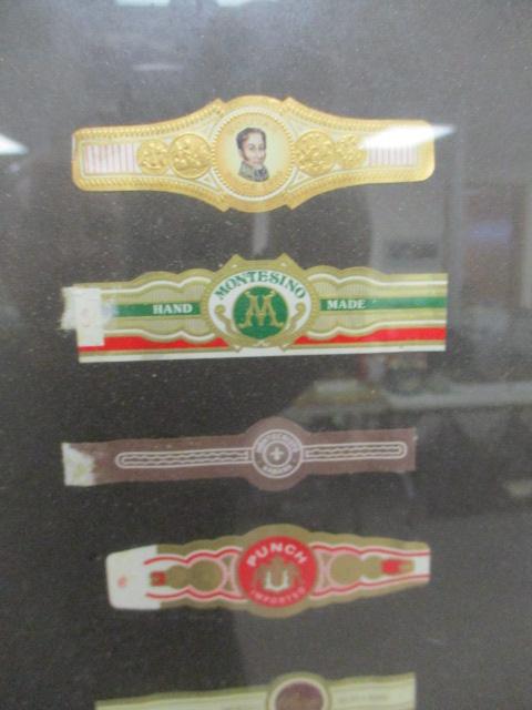 Framed Cigar Label Collection